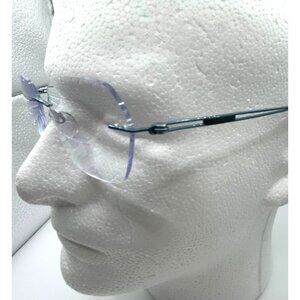 Silhouette Rimless Teal Eyeglasses 5521 FB 5040 62-17-140 Austria Lightweight